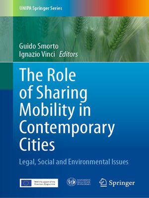 cover image of The Role of Sharing Mobility in Contemporary Cities